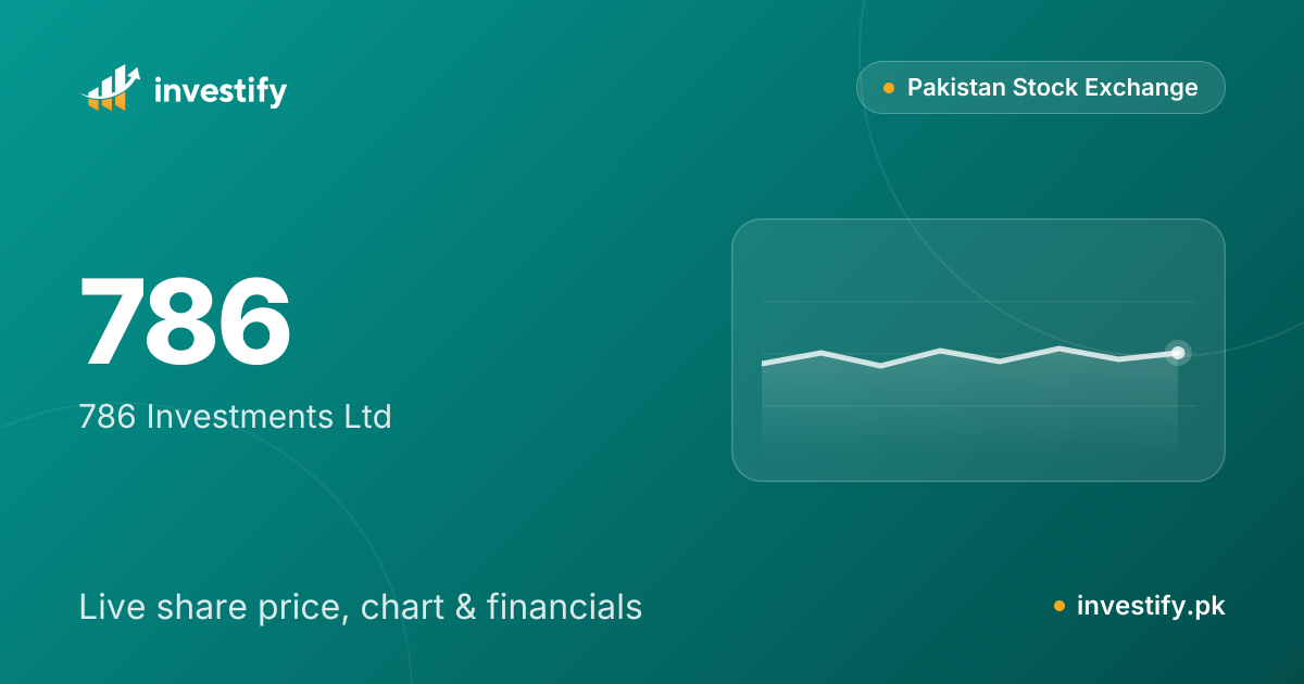 786 Company Announcements - 786 Investments Ltd | Investify