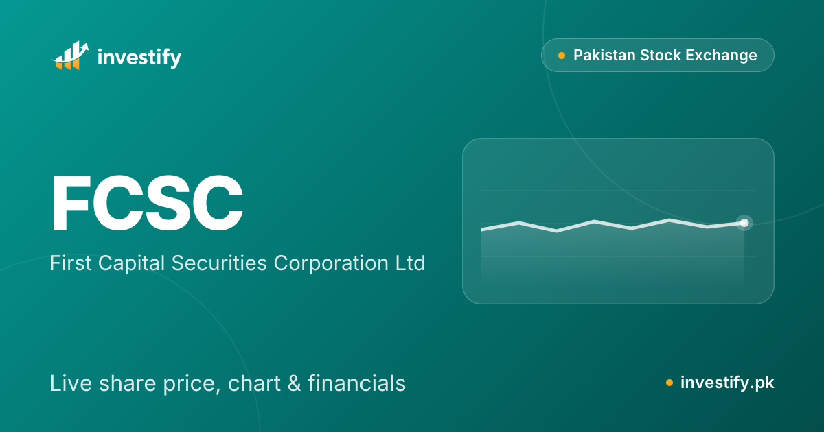 FCSC Company Announcements - First Capital Securities Corporation Ltd ...