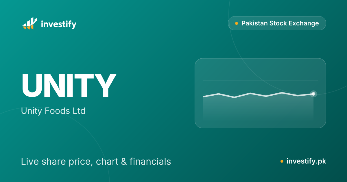 UNITY Company Announcements - Unity Foods Ltd | Investify